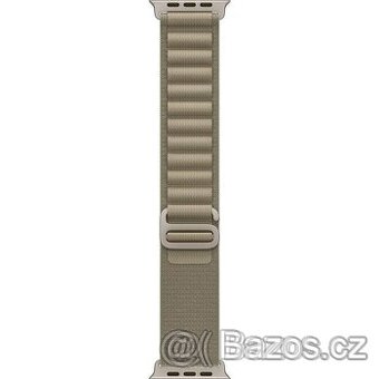 Řemínek Apple Watch 44/45/49 mm olivový Alpský tah – S