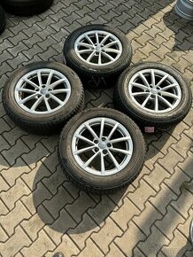 Kompletní alu Audi 5x112r17 + 225/60R17 zimní Bridgestone