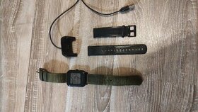 Hodinky xiaomi amazfit bip + zelený řemínek - 1