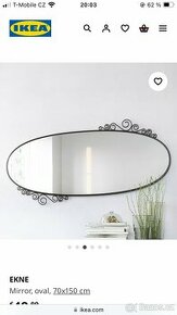 Kovové zrcadlo Ikea Mirror