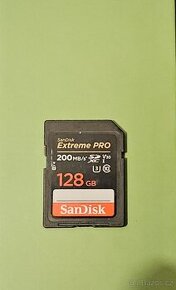 Ultra rychlá sd karta SanDisk SDXC 128GB Extreme PRO