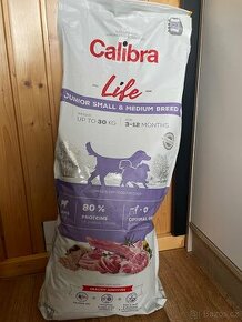 Prodám granule Calibra dog life, 12 kg - 1