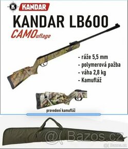 Kandar LB600 5,5mm CAMO + pouzdro