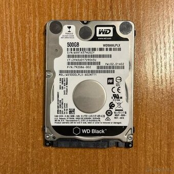 HDD disk WD Black 500GB WD5000LPLX 2,5 SATAIII (1)