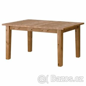 Jídelní stůl, masiv, rozkladací, Ikea - 1