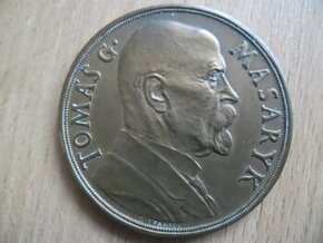 medaile Masaryk č.2- narozeninová 1935 (50mm ) - 1