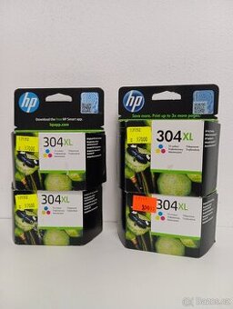 HP N9K07AE (304XL), tříbarevná cartridge 4 ks