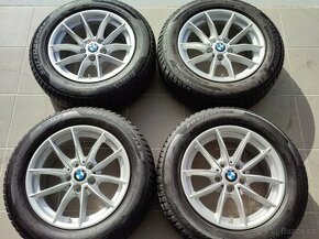 Zánovní ALU komplet BMW 16" 5x112 ET22 pneu 205/60/16