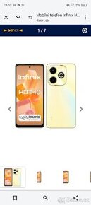 Infinix hot 40 i 8gb a 256gb paměť