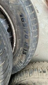 5x kolo včetně disku 165/70 R13