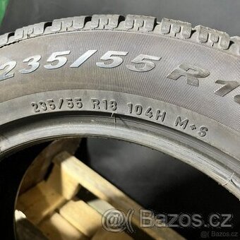 Zimní pneu 235/55 R18 104H Pirelli 7mm