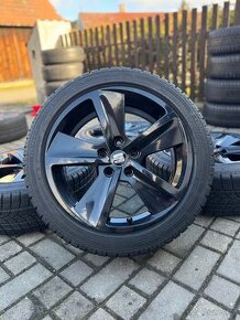 ORIGINÁL Alu SEAT R17, 5x112 - TOP STAV, ZIMNÍ SADA