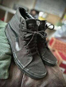 Vans Sk8-Hi - Black on black -  Us 12 / eu 46