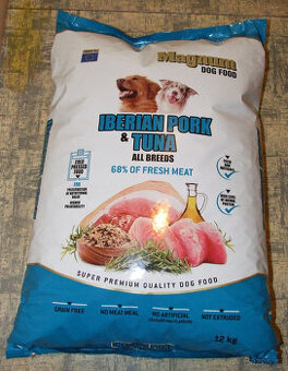 Granule pro psy MAGNUM Pork + Tuna, 12kg - 1