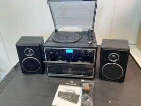 Gramofon, magnetofon, radio, bluetooth, CD, USB, LP