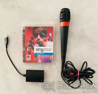 Singstar mikrofón + hra Playstation 3 / PS3