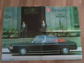 Tatra 613 K plakát, prospekt 60x41cm