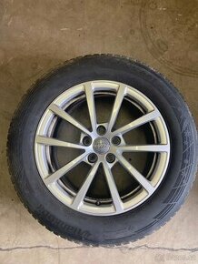 Sada orig. 17" disků AUDI včetně zimních pneu 225/60 R17