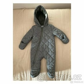 Zimní khaki kombinéza F&F vel. 3-6m - 1