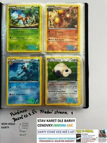 Kusové karty TCG Pokémon STARÉ 5-10LET (ORIGINÁL) - 1