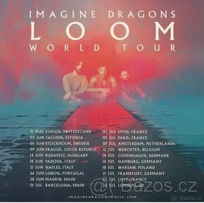 Imagine Dragons Praha 9.6.2025 sezení