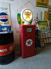 Starý benzínový stojan Tokheim TEXACO, původní lak