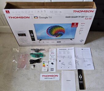 TV QLED 32" THOMSON 32QG4S14,ZÁNOVNÍ ,ZÁRUKA,DOPRAVA ZDARMA