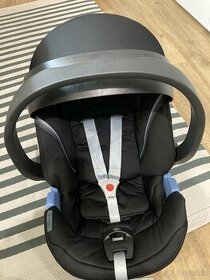 Autosedačka Cybex Aton 5 black + izofix s opěrnou nohou