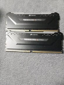 Ramky Corsair 16GB kit DDR4 3600 MHz vengeance RGB PRO černá