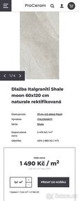 Obklad Italgraniti 120x60