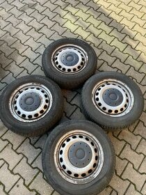 Originál plechové kola vw 5x112 R16 - 1