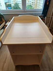 IKEA SMAGORA Přebalovací pult/regál bílý - 1