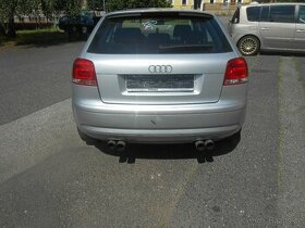 prodam zadni naraznik s vyfukem duplex na audi a3 . 8P , S3