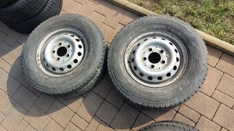 Kola zimní 16", 2 ks, VW LT, rozteč 5x130mm, pneu 225/70/15