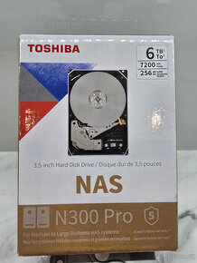 Nový NAS HDD Toshiba N300 PRO 6 TB (CMR)