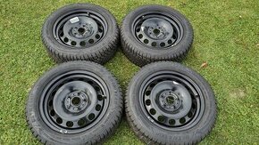 Komplet zima 5x112 205/55/16 Goodyear jako nová