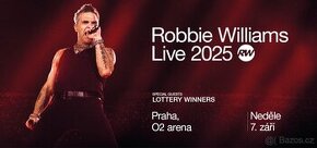 Robbie Williams, 2x vstupenka vedle sebe, sektor 113