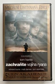 Zachraňte vojína Ryana - Tom Hanks  nová, zabalená VHS