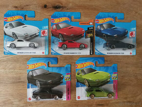 5x Mazda Savanna RX-7 Hot Wheels