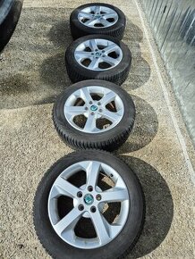 Alu kola Škoda Octavia II,III.5x112R16,zimní pneu Nokian