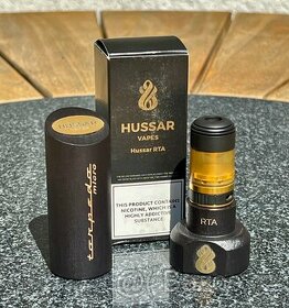 Hussar Vapes Torpedo Micro RTA Black and Gold