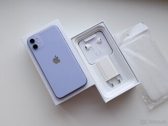 APPLE iPhone 11 64GB Purple - ZÁRUKA - 100% BATERIE