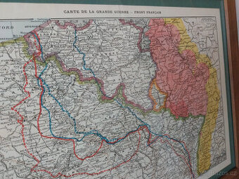 Mapa 1.sv.válka - Francouzská fronta - 1