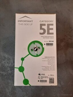 Instalační kabel CAT5e - UTP - PVC - Solarix  - 1