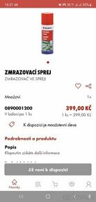 Prodám zmrazovaci sprej wurth sleva