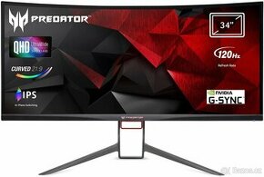 Acer Predator X34P - jako nový, velmi málo hraný