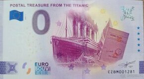 2 ks 0 eur souvenir Titanic náhodná čísla