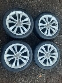 SADA KOL AUDI R17-5x112+ZIMNÍ PNEU++