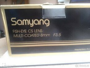 Rybí oko Samyang 8mm F3.5 pro Canon