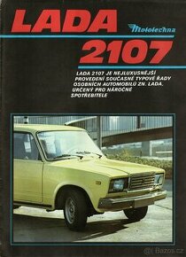 Prospekt Lada 2107, Mototechna 1987, dovoz Avtoexport